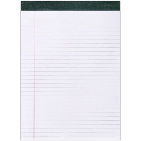 Roaring Spring Recycled Legal Pad, Rld, 8-1/2"x11-3/4", 40 Pads, White 12PK ROA74713